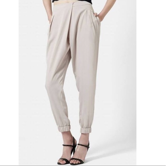 TOPSHOP WRAP FRONT JOGGER PANTS - Picture 1 of 8